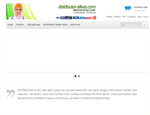 Tablet Screenshot of distributor-alkes.com